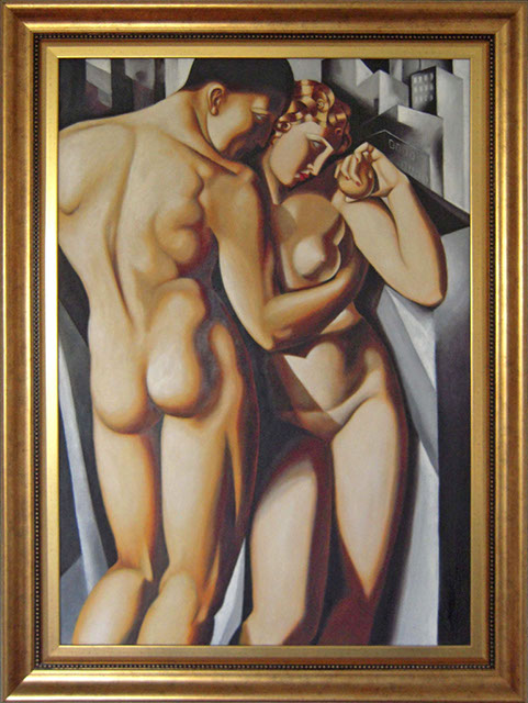 Адам и Ева (уље на платну) 100х70